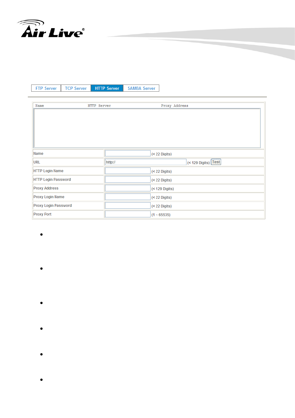 3 http server | AirLive OD-2060HD User Manual | Page 68 / 104