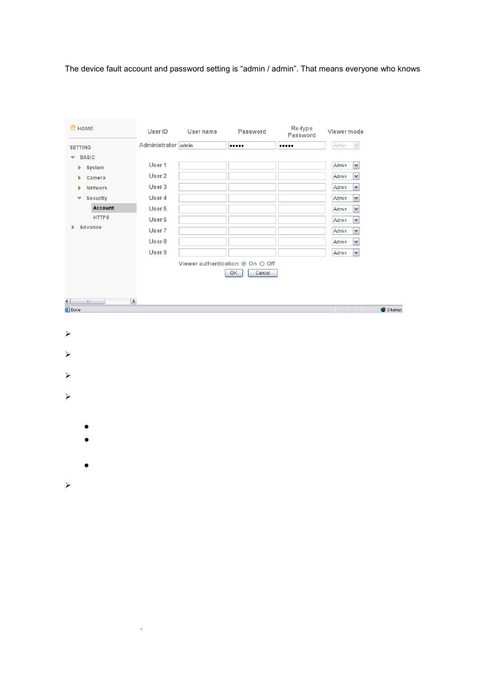 1 account | AirLive OD-300CAM User Manual | Page 45 / 85