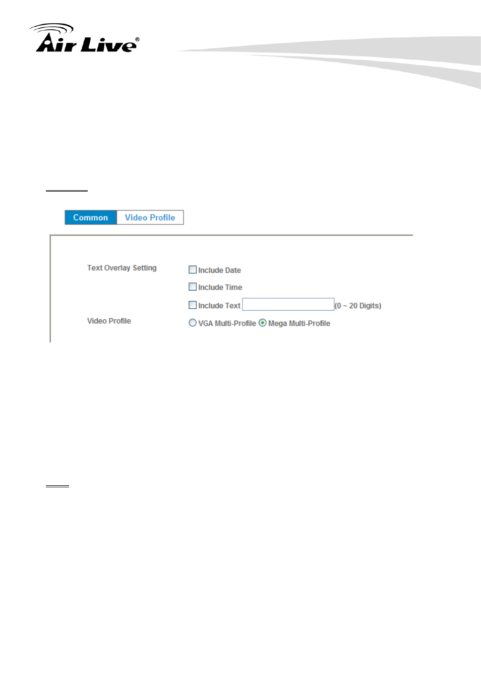 4 video: configure profile | AirLive OD-325HD User Manual | Page 41 / 81