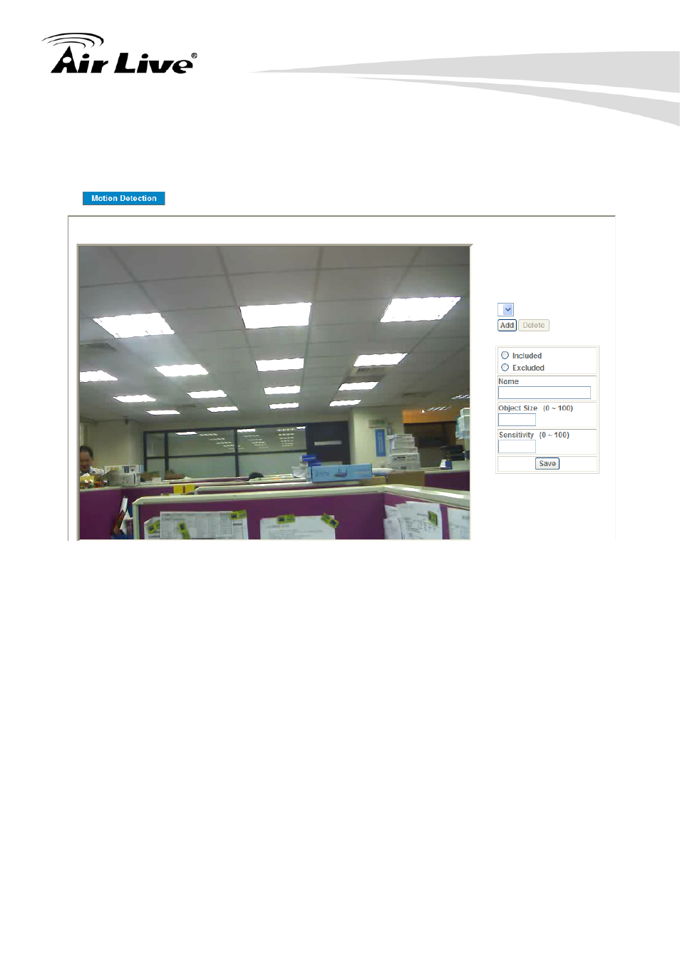 8 object detection: setup object detection | AirLive OD-325HD User Manual | Page 47 / 81