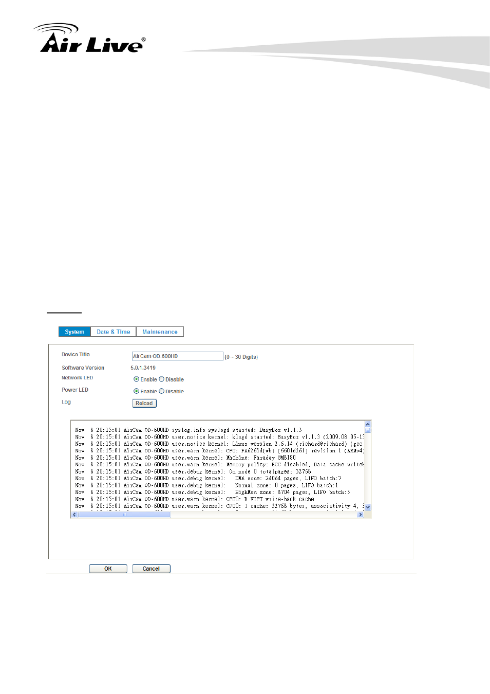 3 system : configure and maintain system, 3 system | AirLive OD-600HD User Manual | Page 36 / 80