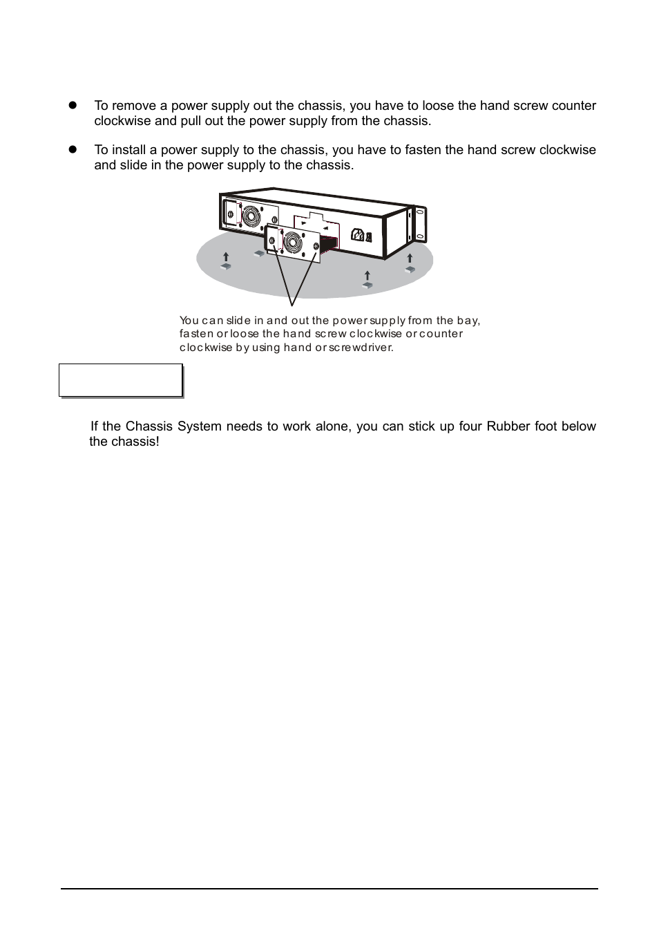 Installing and removing the power supply | AirLive OV-MCR116 User Manual | Page 9 / 12