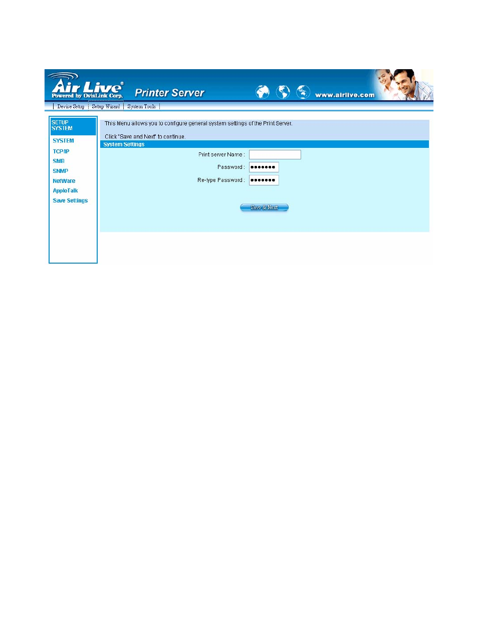 1 admin password | AirLive P-201U User Manual | Page 77 / 114