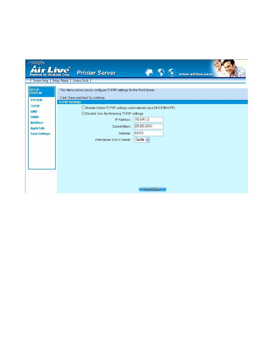 2 tcp/ip | AirLive P-201U User Manual | Page 79 / 114