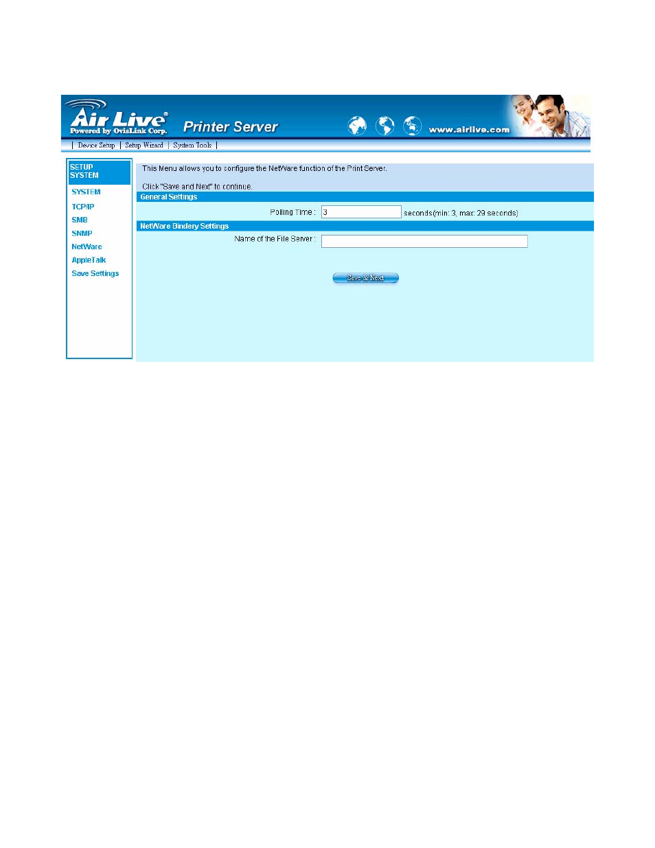 5 netware | AirLive P-201U User Manual | Page 82 / 114