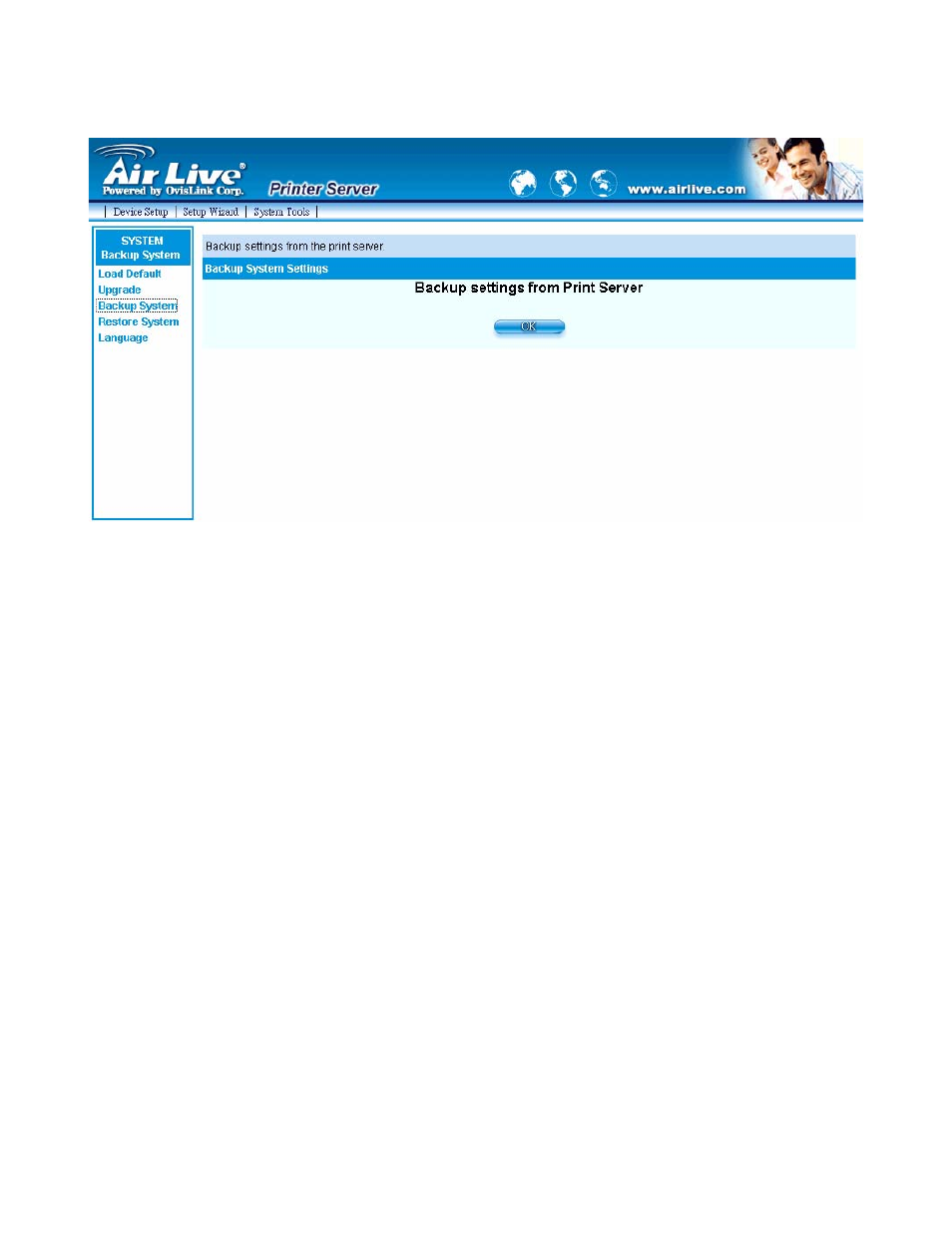 3 backup system | AirLive P-203N User Manual | Page 90 / 119