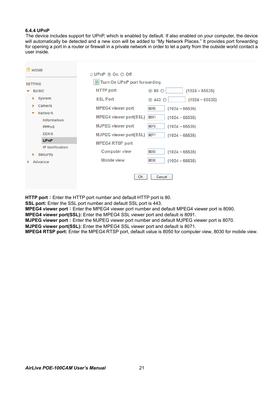 AirLive POE-100CAM User Manual | Page 26 / 48