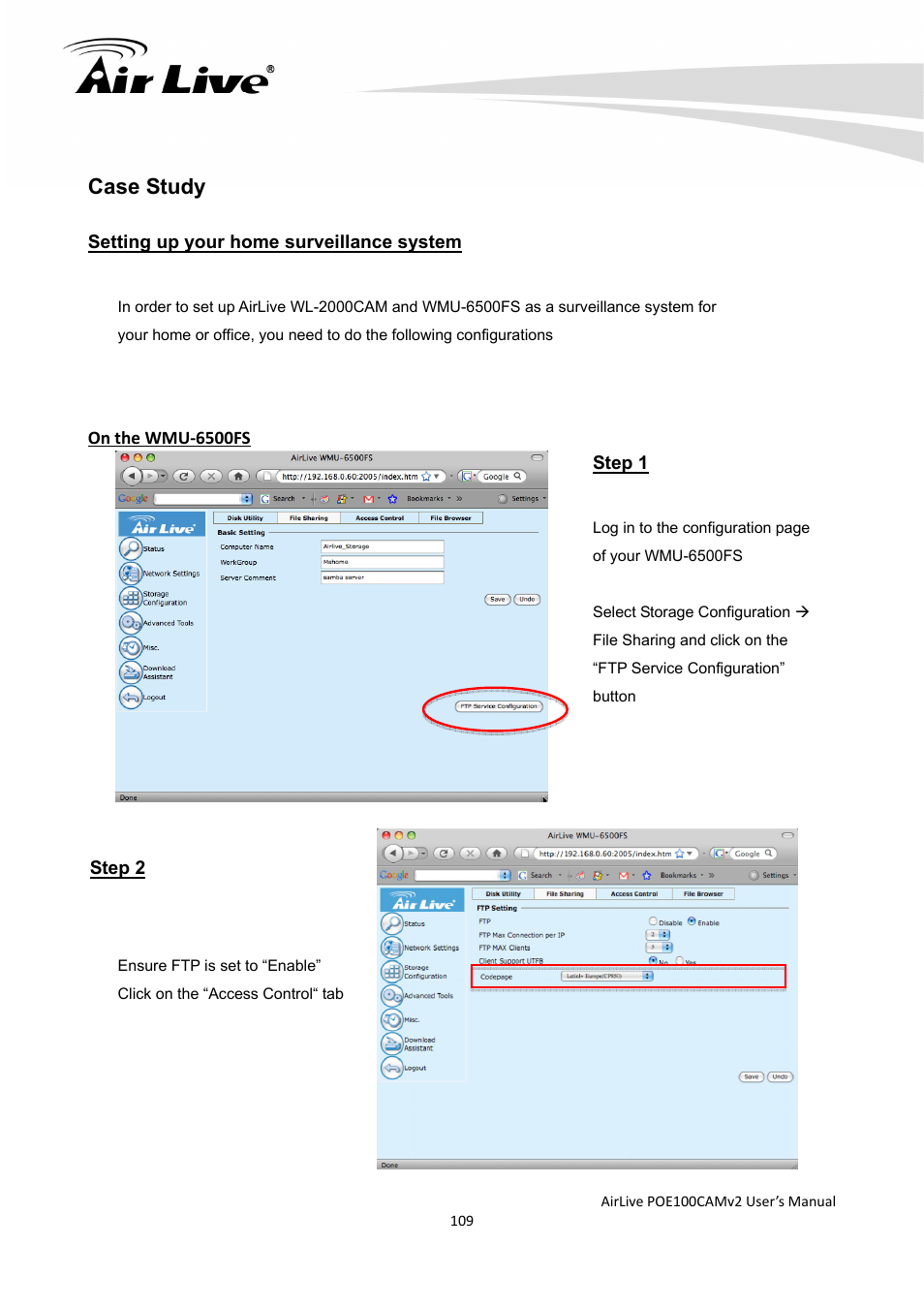 Case study | AirLive POE-100CAMv2 User Manual | Page 110 / 138