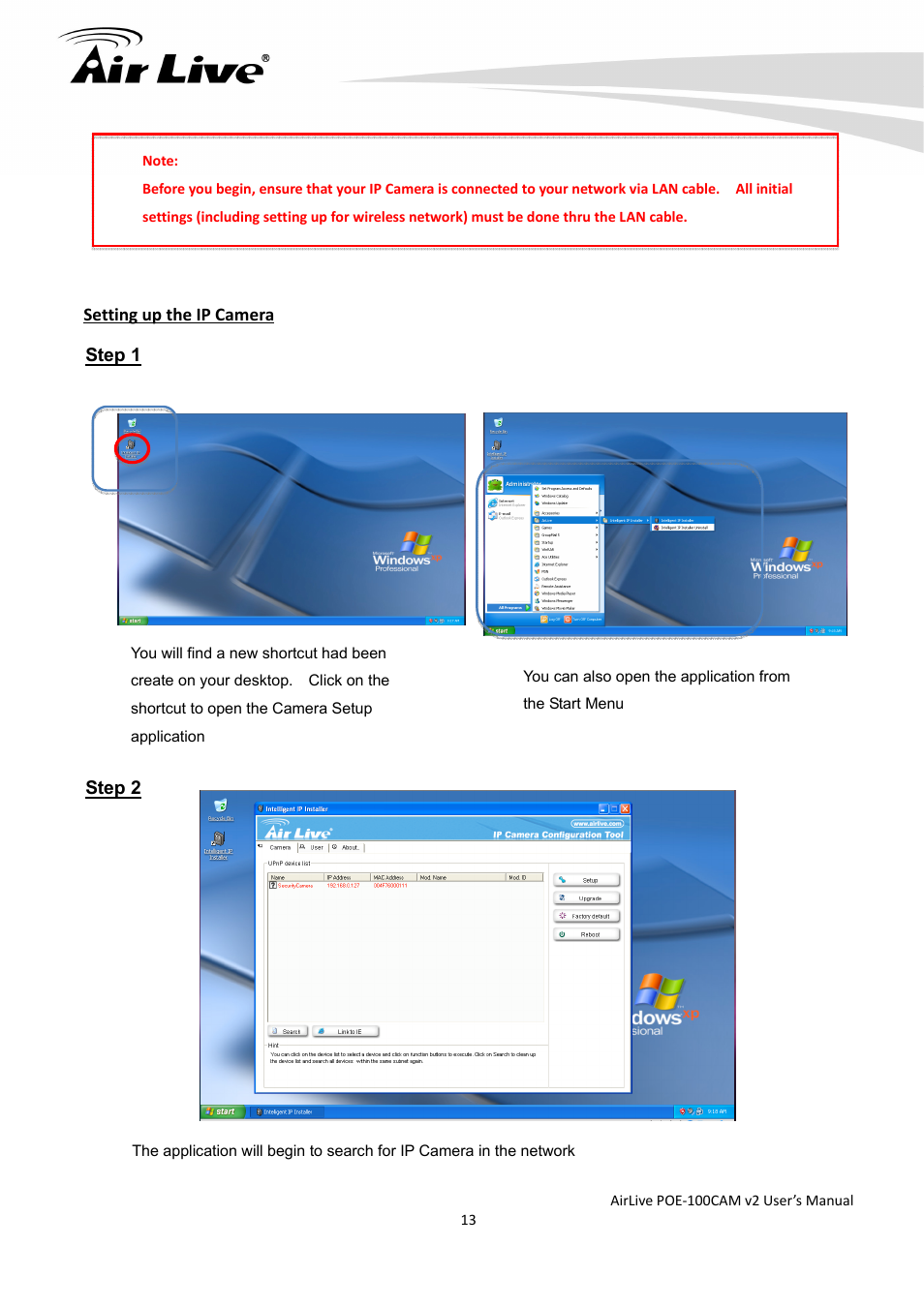 AirLive POE-100CAMv2 User Manual | Page 14 / 138
