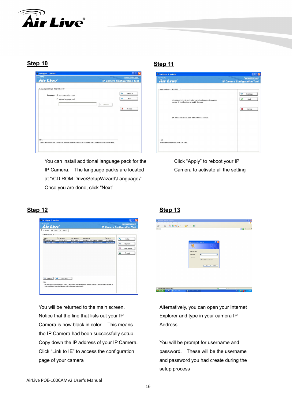 AirLive POE-100CAMv2 User Manual | Page 17 / 138