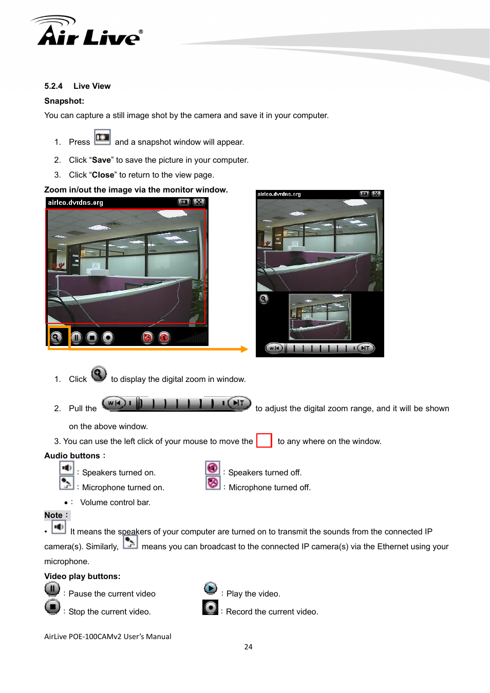 AirLive POE-100CAMv2 User Manual | Page 25 / 138