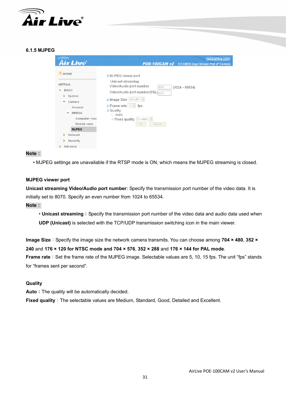 AirLive POE-100CAMv2 User Manual | Page 32 / 138