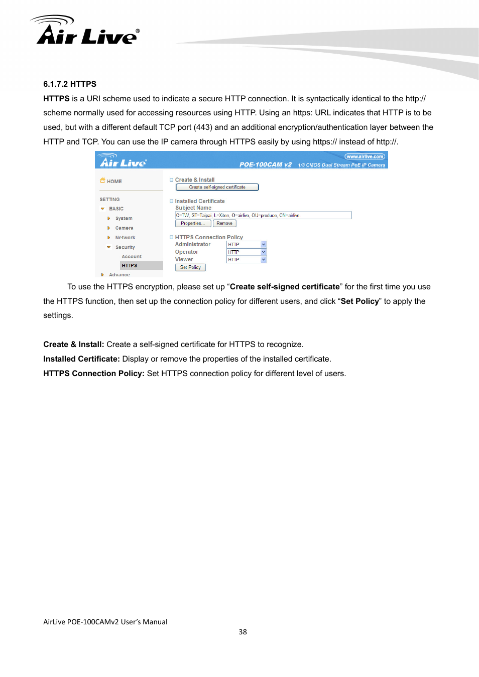 AirLive POE-100CAMv2 User Manual | Page 39 / 138