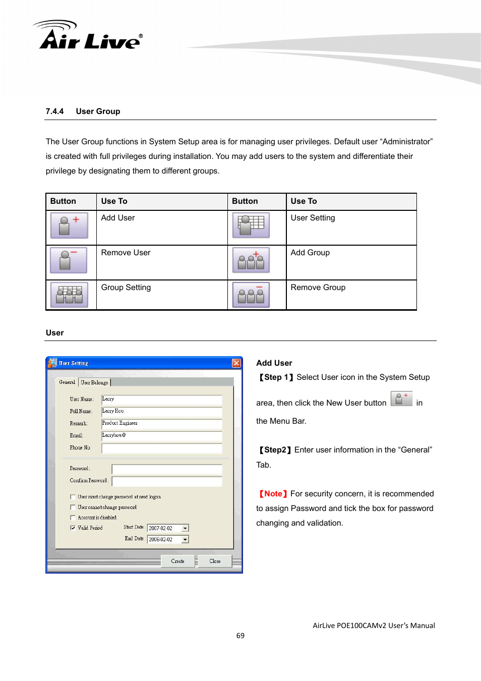 AirLive POE-100CAMv2 User Manual | Page 70 / 138