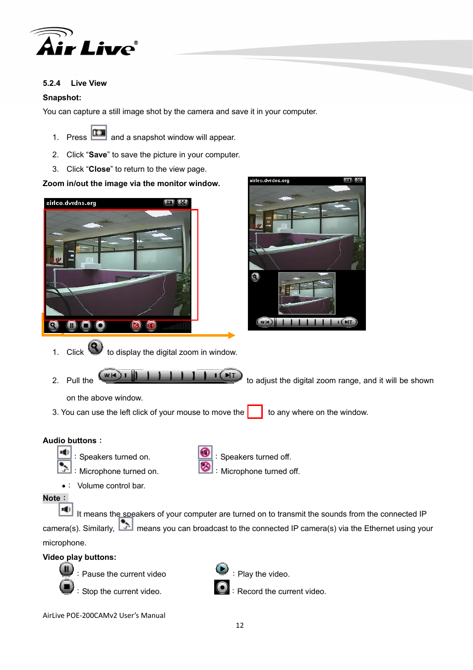 AirLive POE-200CAMv2 User Manual | Page 13 / 117