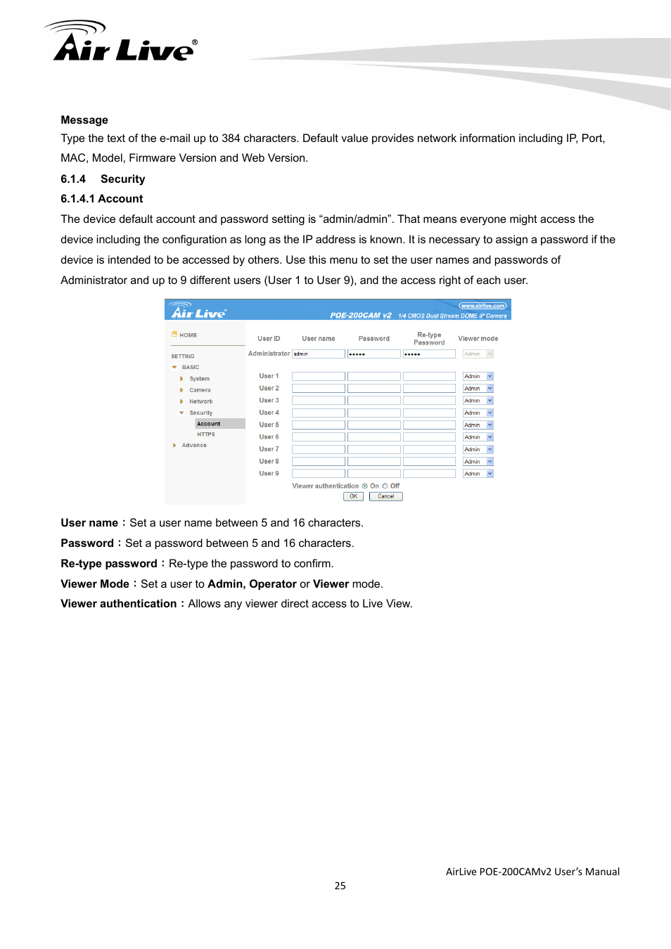 AirLive POE-200CAMv2 User Manual | Page 26 / 117