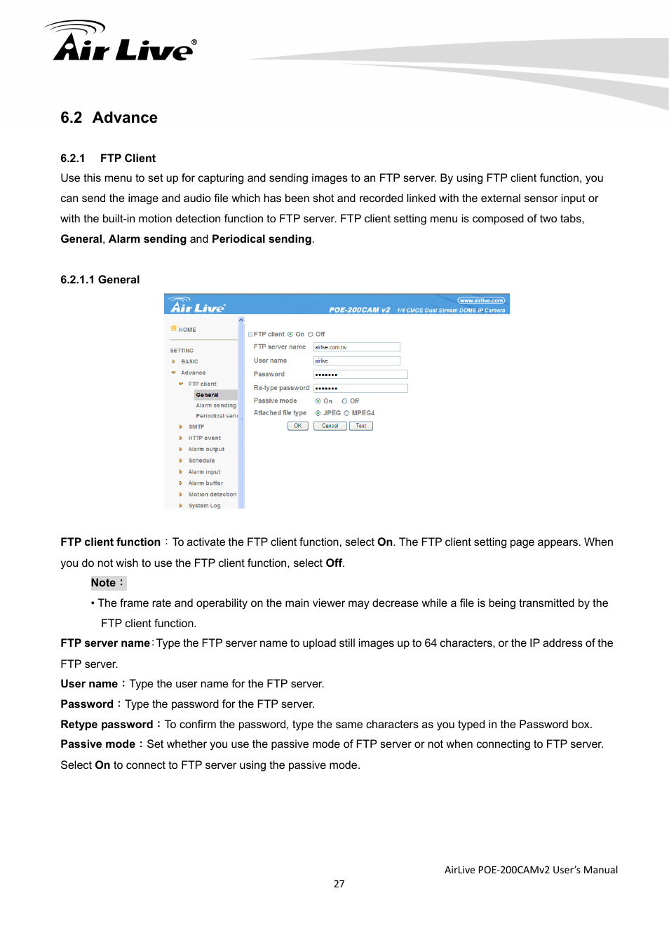 2 advance | AirLive POE-200CAMv2 User Manual | Page 28 / 117