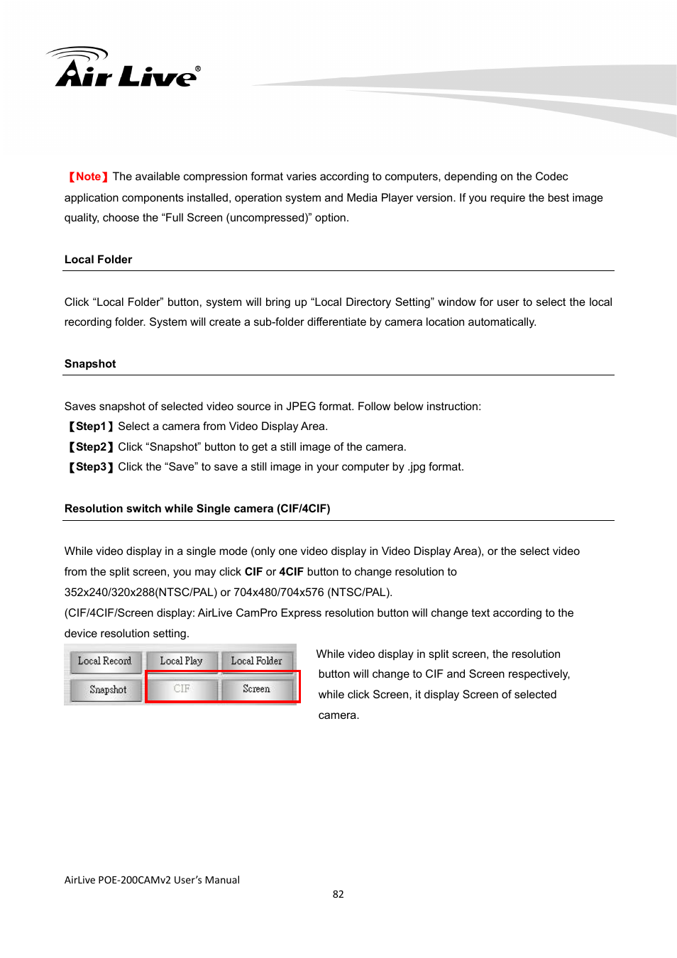 AirLive POE-200CAMv2 User Manual | Page 83 / 117