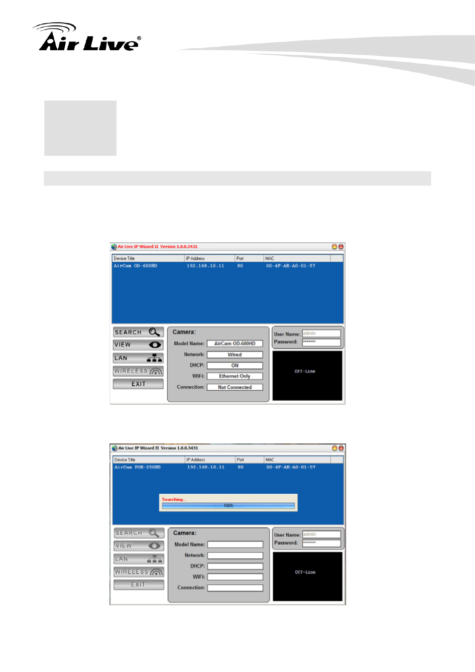 Preparation, 1 search and set up by ipwizard ii | AirLive POE-250HD User Manual | Page 12 / 81