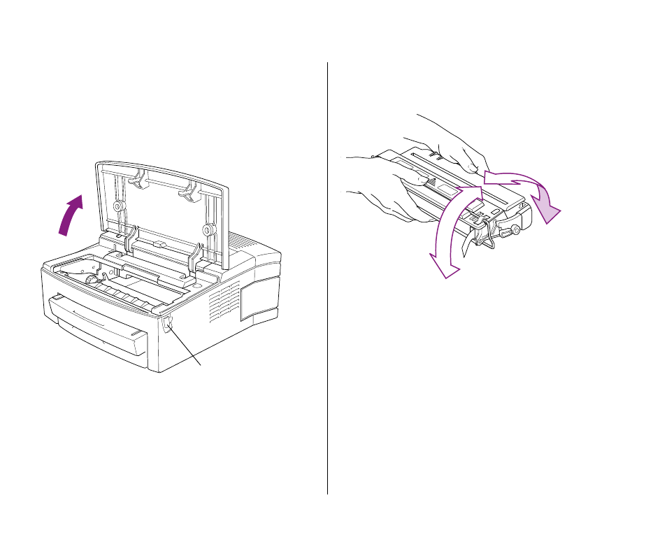 Installing or changing a toner cartridge 8, Installing or changing a toner cartridge | Apple Personal LaserWriter300 User Manual | Page 16 / 55