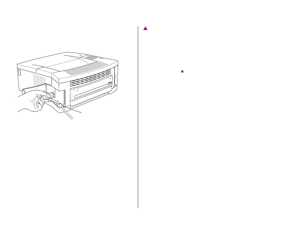 Plugging in the printer 10, Plugging in the printer | Apple Personal LaserWriter300 User Manual | Page 18 / 55