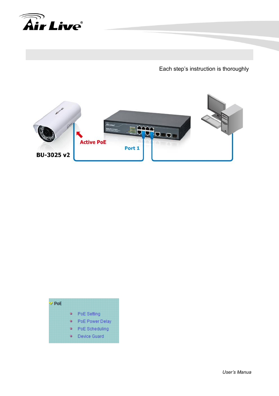 4 installation steps | AirLive POE-FSH1008AT User Manual | Page 8 / 62