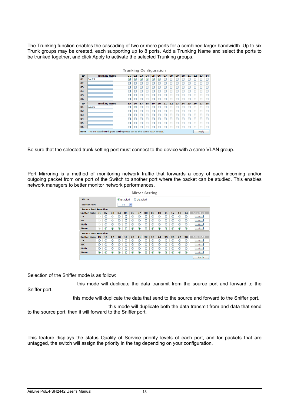 AirLive POE-FSH2442G User Manual | Page 25 / 33