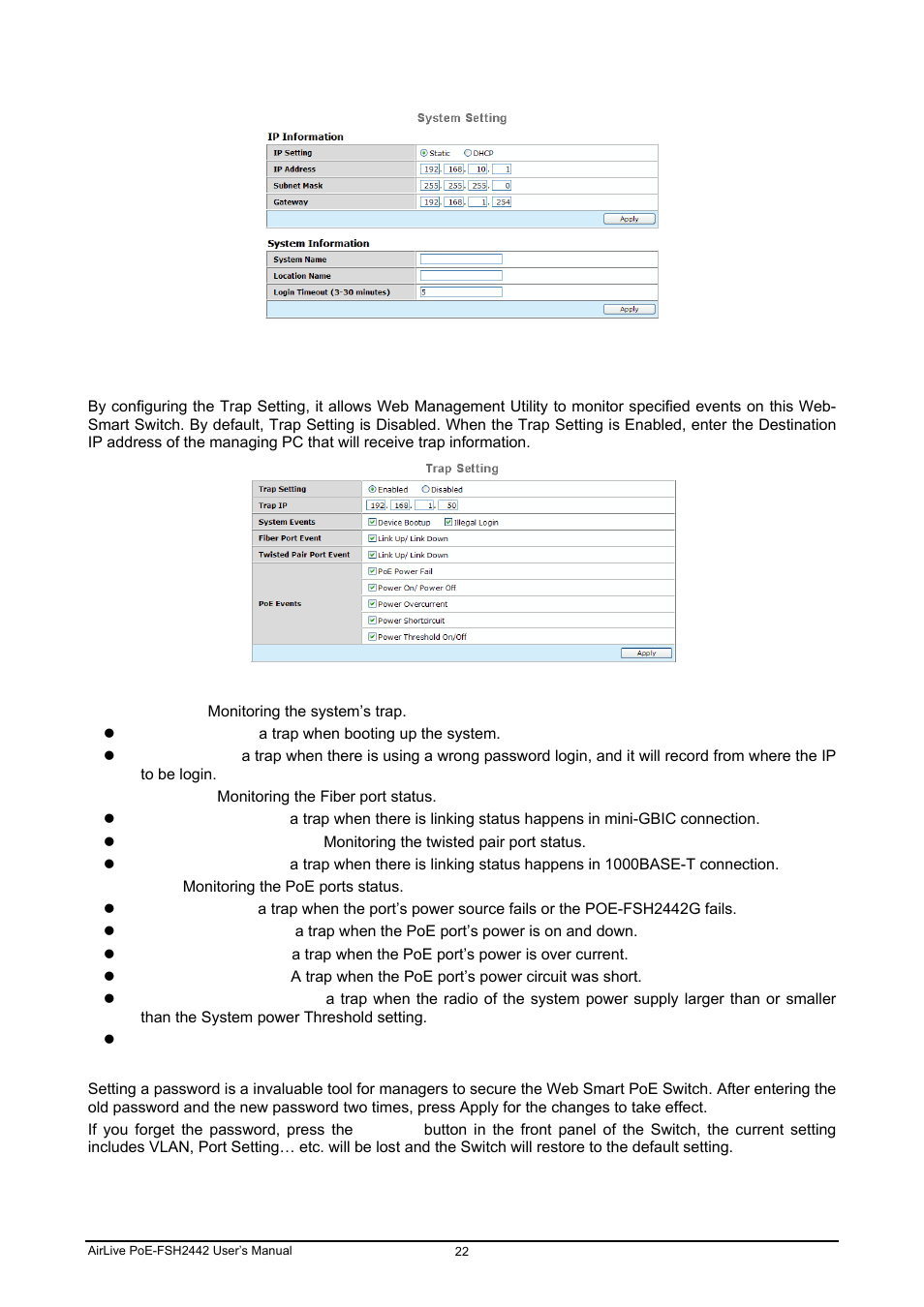 AirLive POE-FSH2442G User Manual | Page 29 / 33