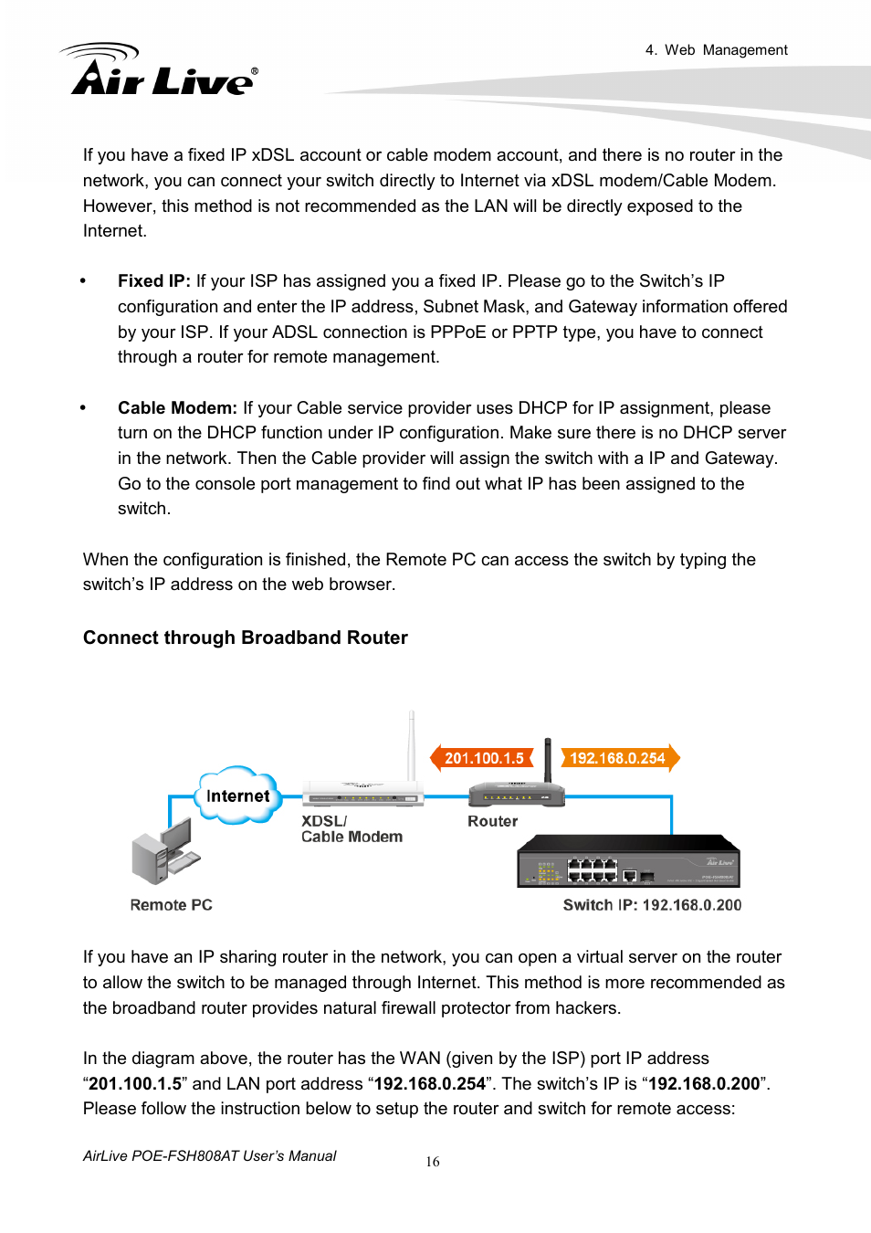 AirLive POE-FSH808AT User Manual | Page 21 / 59