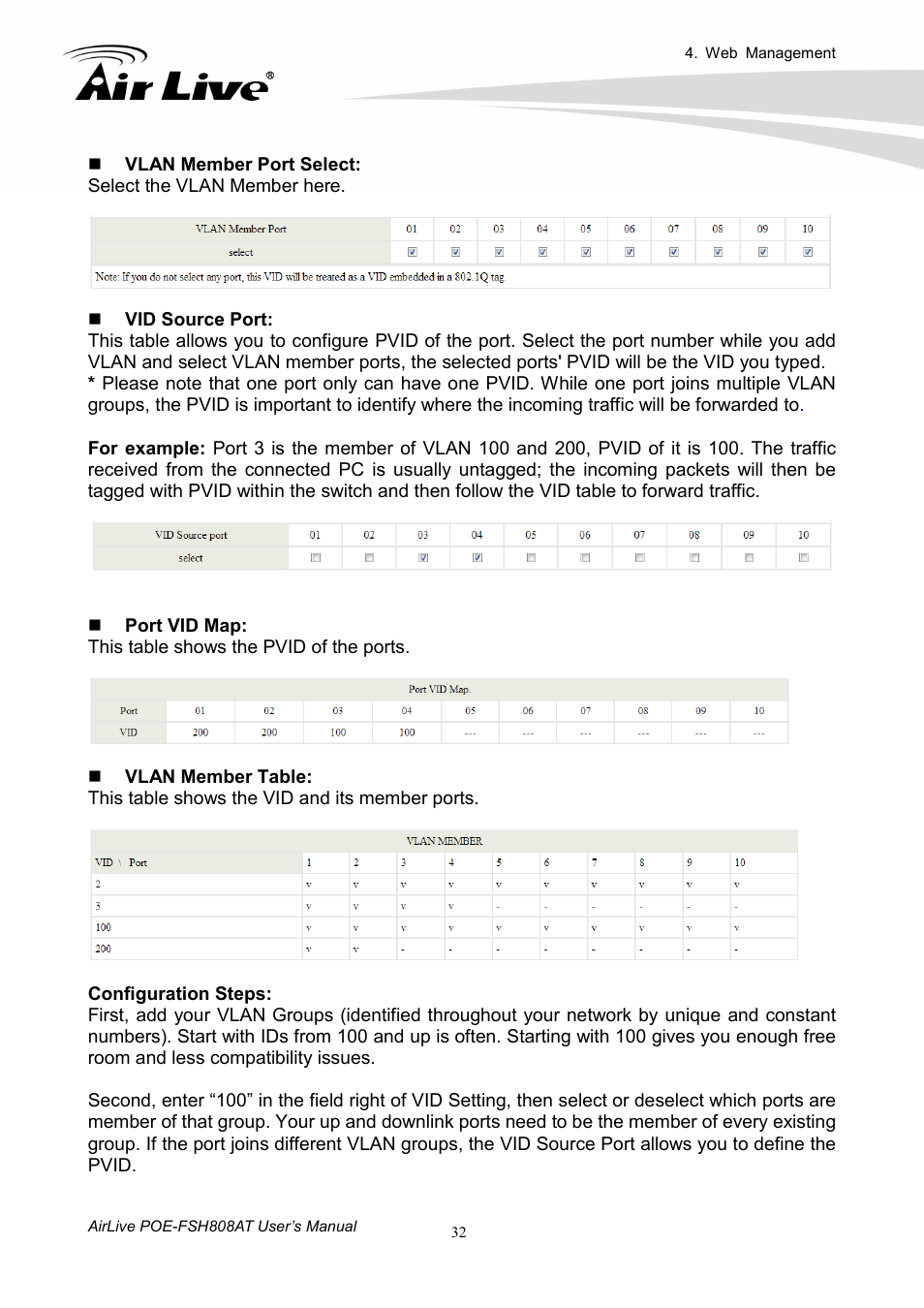 AirLive POE-FSH808AT User Manual | Page 37 / 59