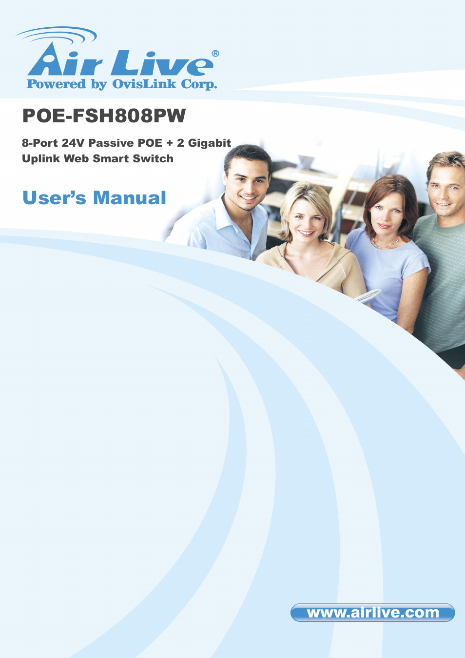 AirLive POE-FSH808PW User Manual | 58 pages