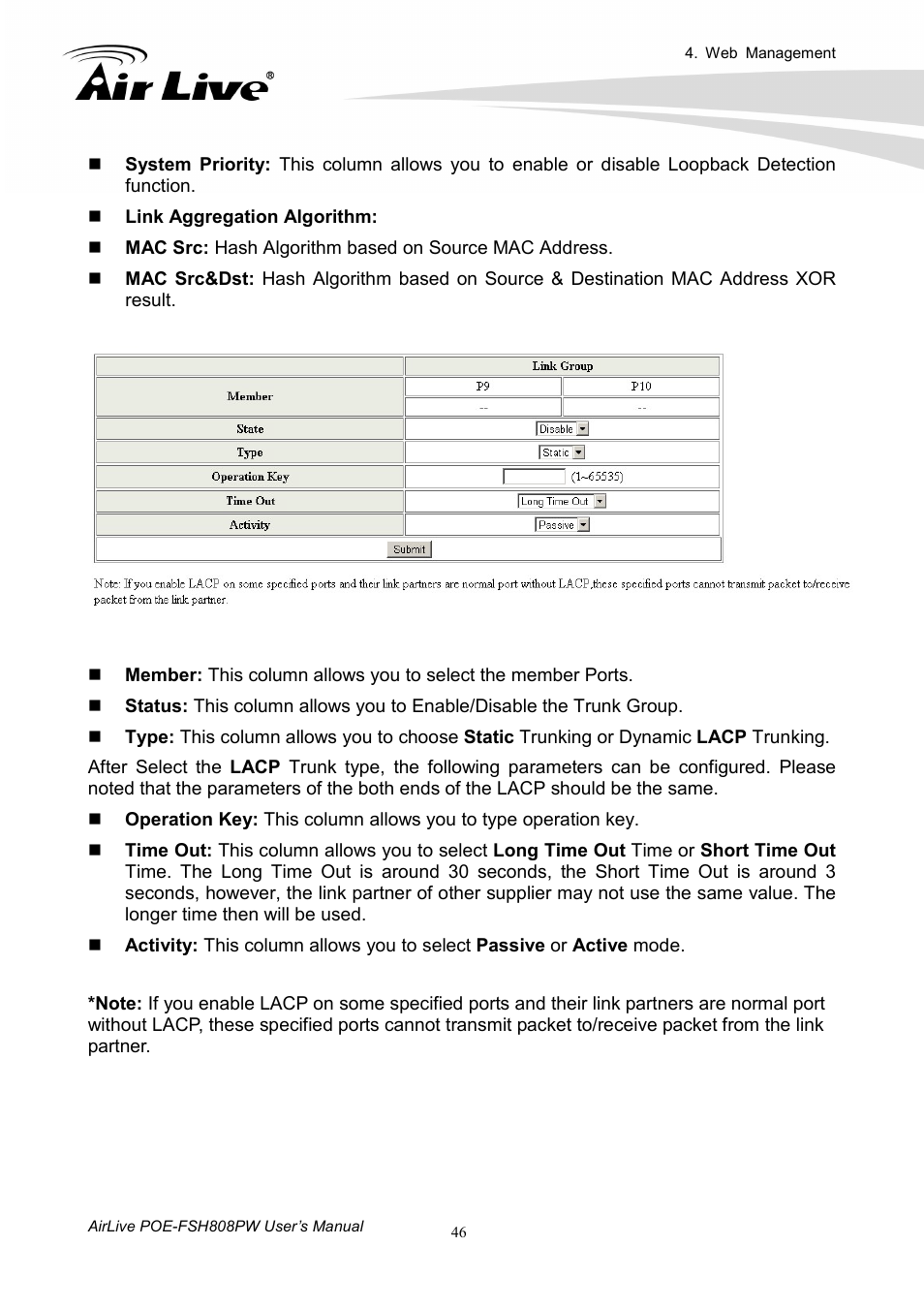 AirLive POE-FSH808PW User Manual | Page 51 / 58