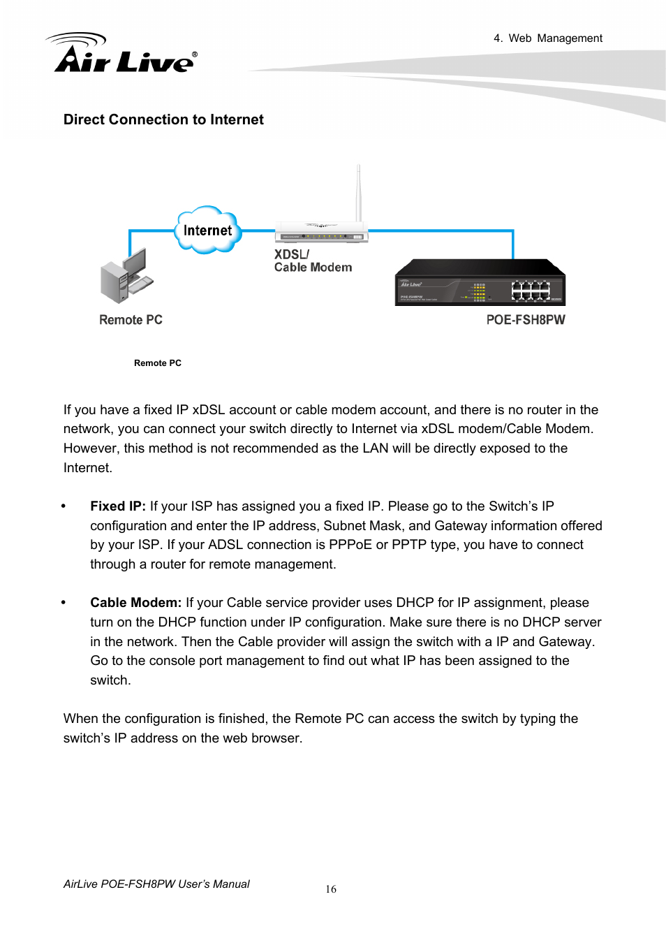 AirLive POE-FSH8PW User Manual | Page 21 / 51