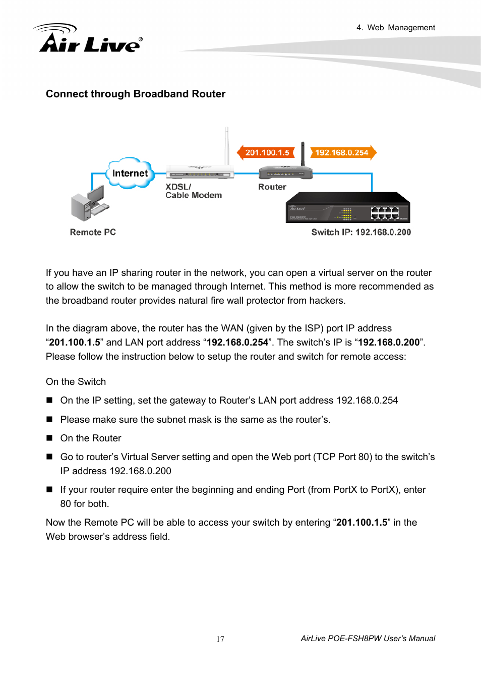 AirLive POE-FSH8PW User Manual | Page 22 / 51