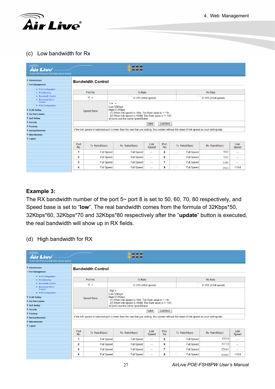 AirLive POE-FSH8PW User Manual | Page 32 / 51