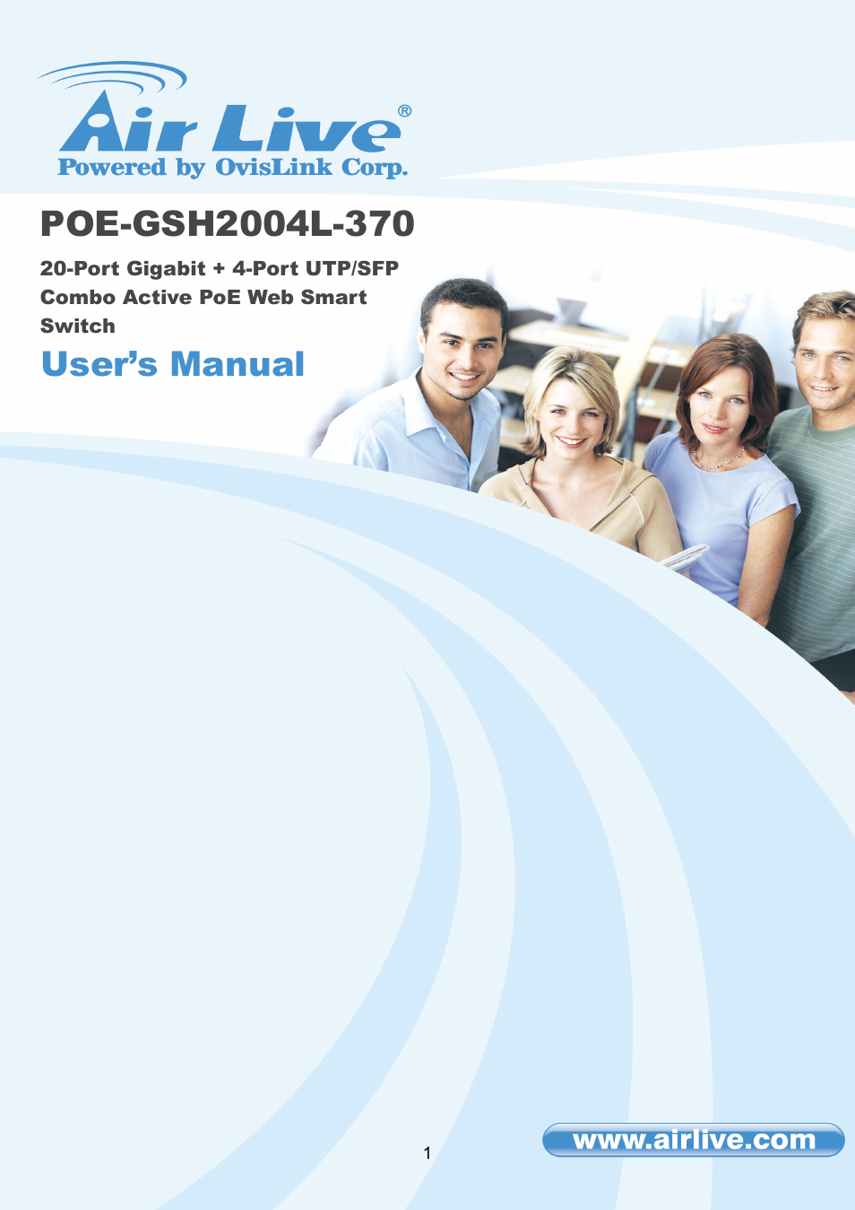 AirLive POE-GSH2004L-370 User Manual | 86 pages