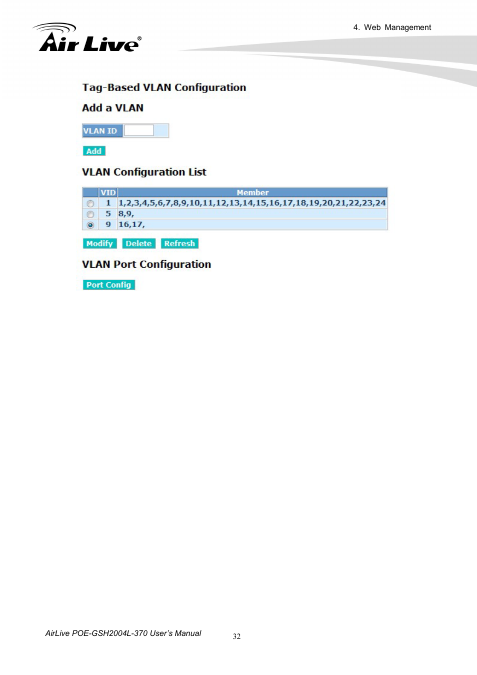 AirLive POE-GSH2004L-370 User Manual | Page 37 / 86