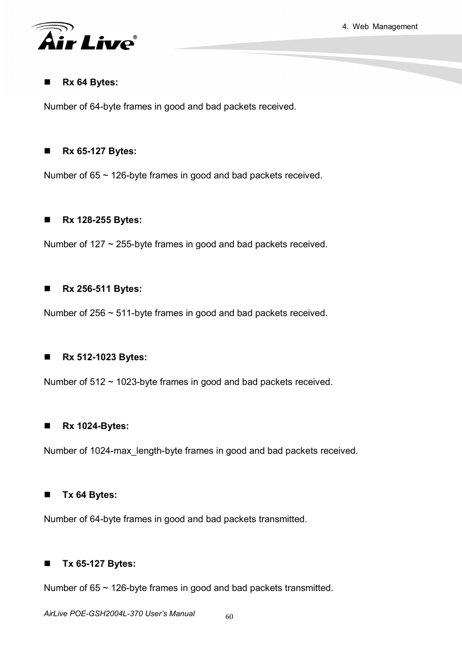 AirLive POE-GSH2004L-370 User Manual | Page 65 / 86