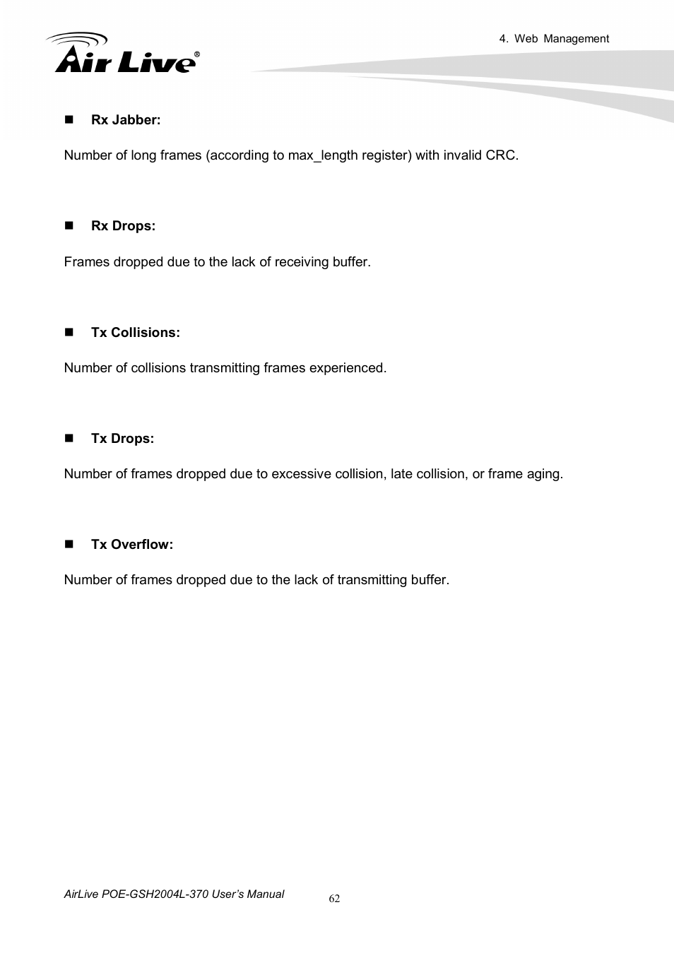 AirLive POE-GSH2004L-370 User Manual | Page 67 / 86