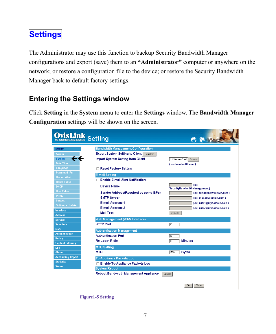 Settings | AirLive RS-1000 User Manual | Page 12 / 197