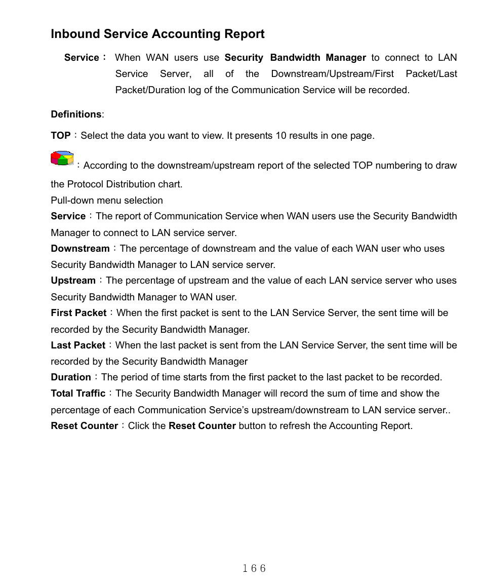 Inbound service accounting report | AirLive RS-1000 User Manual | Page 171 / 197