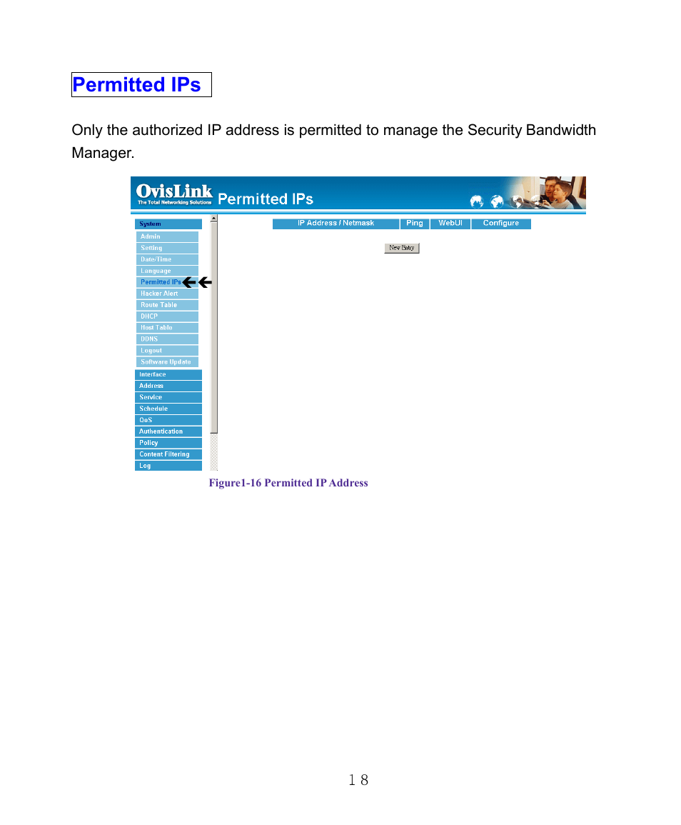 Permitted ips | AirLive RS-1000 User Manual | Page 23 / 197