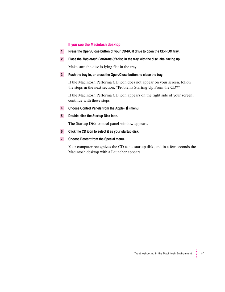 Apple Mac Performa 640 series User Manual | Page 105 / 196