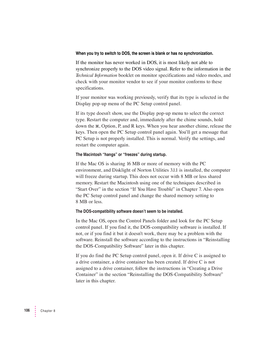 Apple Mac Performa 640 series User Manual | Page 114 / 196