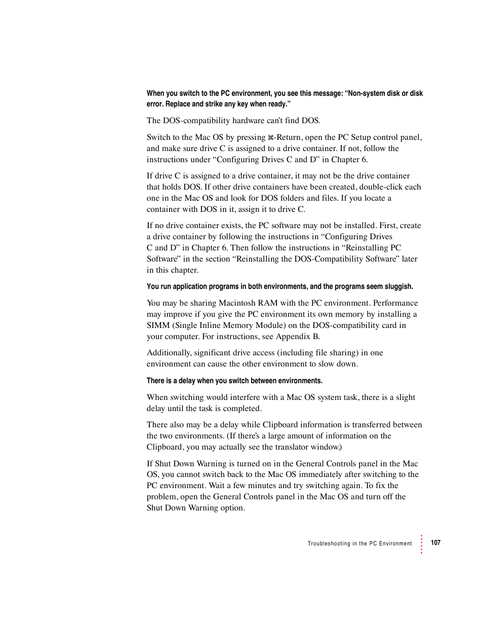 Apple Mac Performa 640 series User Manual | Page 115 / 196