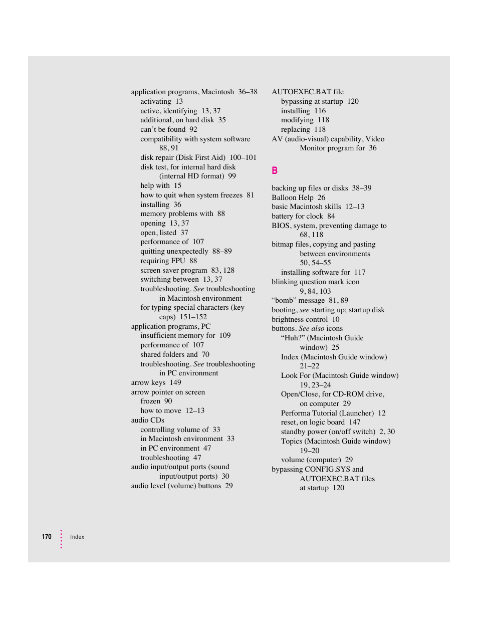 Apple Mac Performa 640 series User Manual | Page 178 / 196