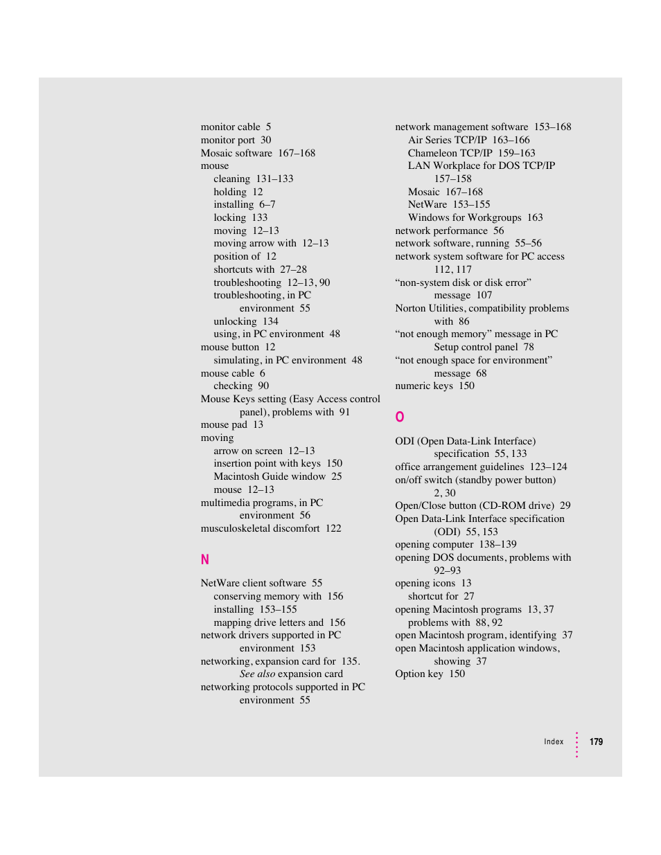 Apple Mac Performa 640 series User Manual | Page 187 / 196