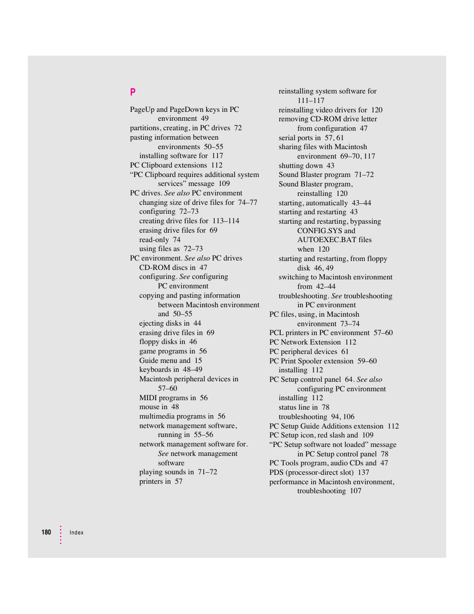 Apple Mac Performa 640 series User Manual | Page 188 / 196