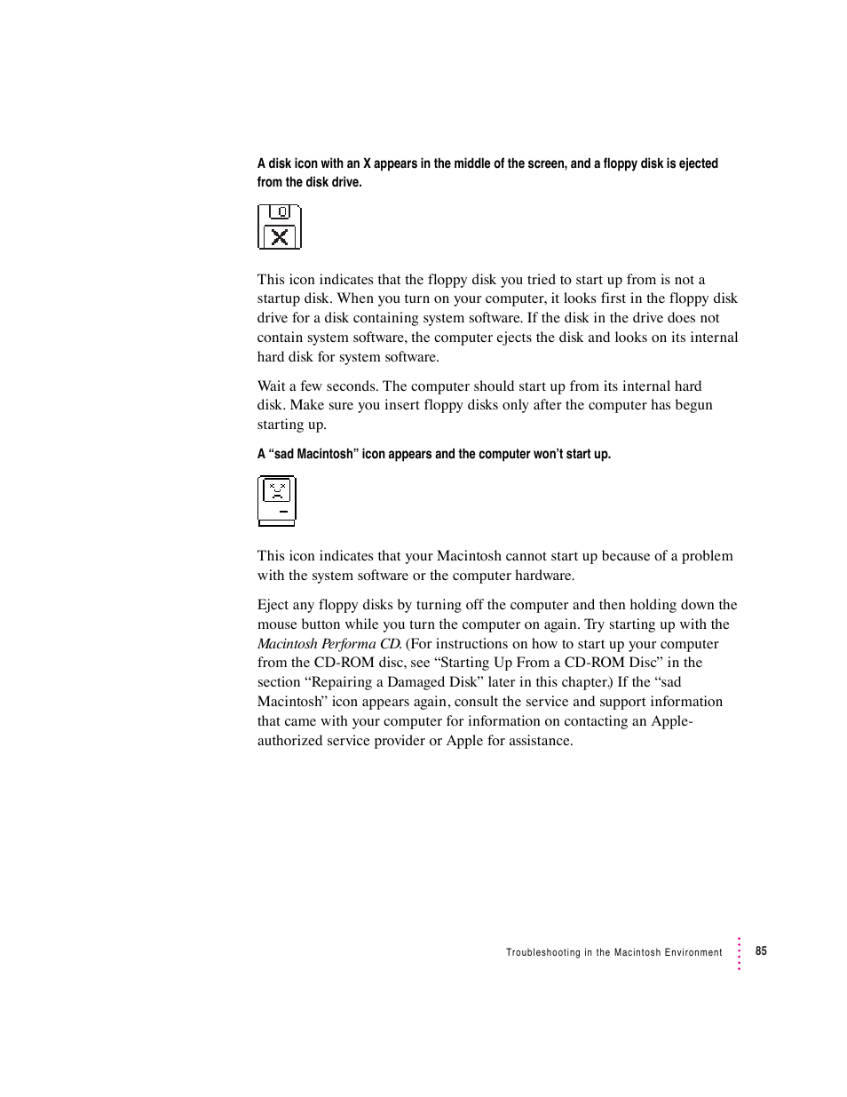 Apple Mac Performa 640 series User Manual | Page 93 / 196