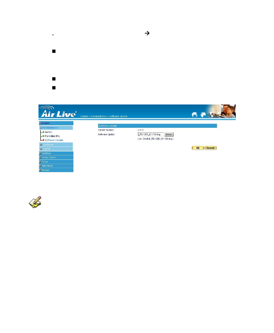 Software update | AirLive RS-1200 User Manual | Page 11 / 234